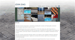 Desktop Screenshot of jsimsconcrete.com